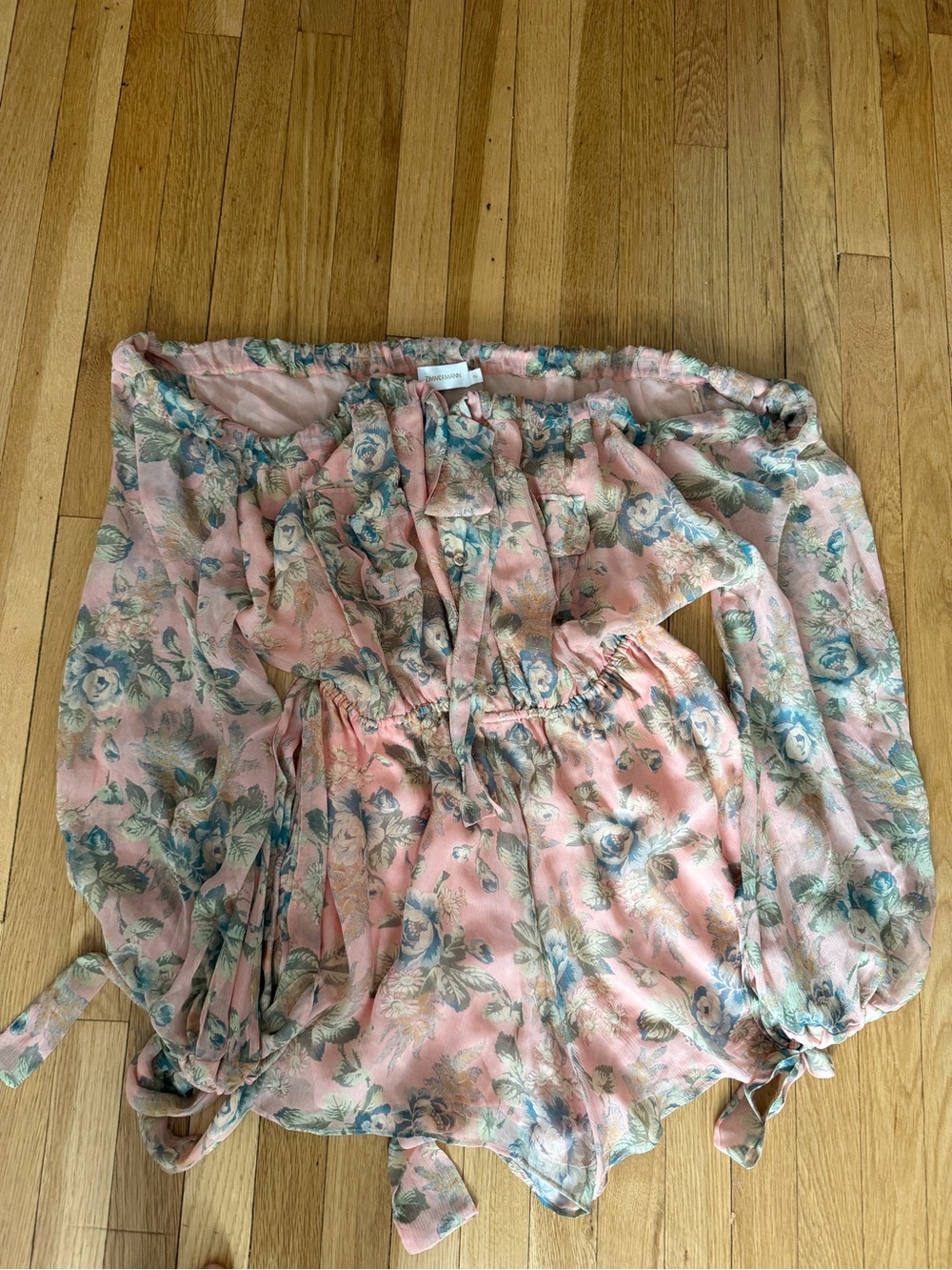 Zimmerman floral Playsuit Romper size 2